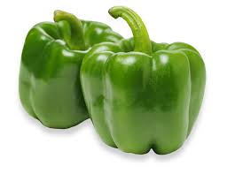 GREEN PEPPER - whole - choice - case/11kg/25lb