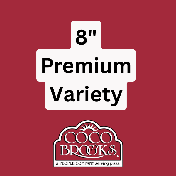 Pizza - 8" - Frozen - Warehouse Pack - Premium - variety - case/8