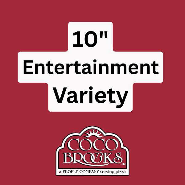 Pizza - 10" - Frozen - Warehouse Pack - Entertainment - Variety - case/5