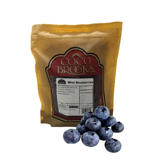 BLUEBERRIES - whole - frozen - IQF - bag/1kg