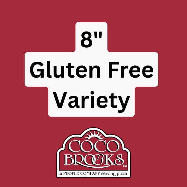 Pizza - 8" - Frozen - Warehouse Pack - Gluten Free - variety - case/6