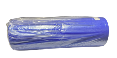 sheet pan rack - COVER / plastic - DISPOSABLE - blue - roll / 100 - 27''/22''/74.5'' - 2mil - Peforated tear off - N