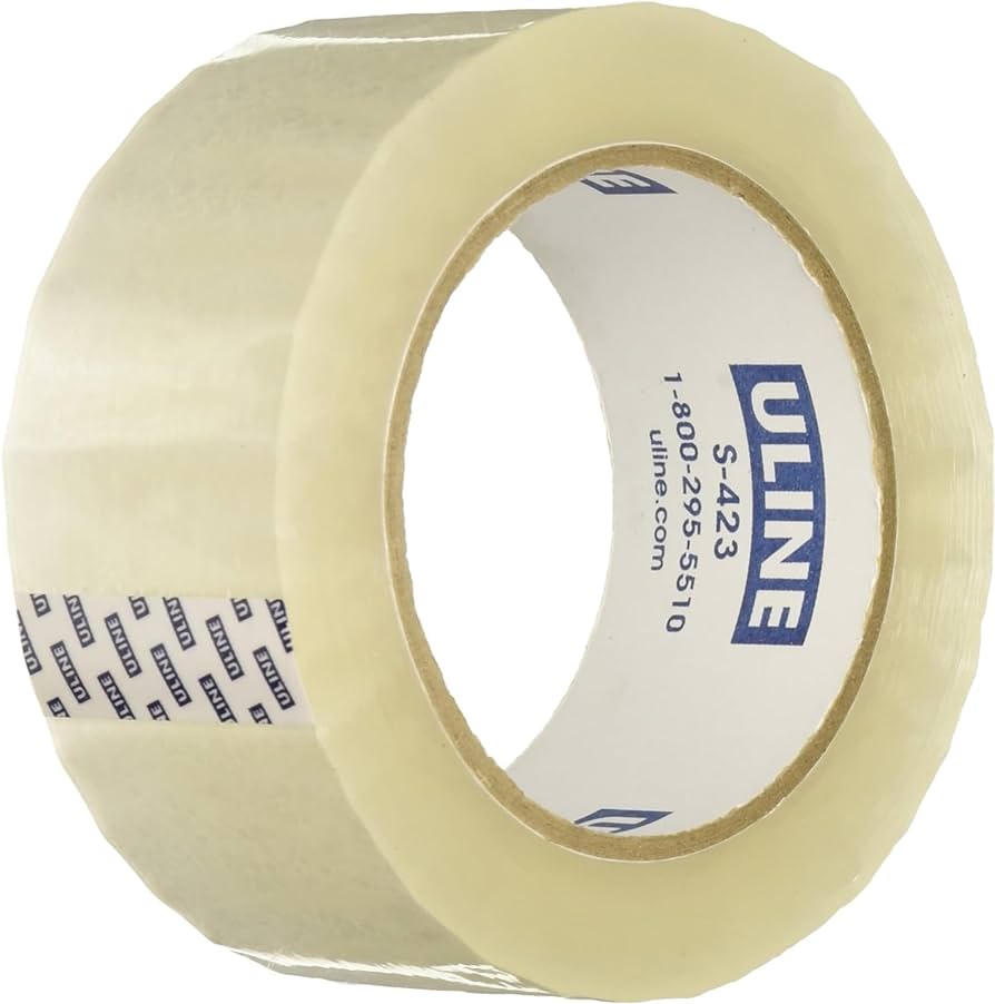 packing tape - clear - Uline - INDUSTRIAL - 2" x 100yds - roll