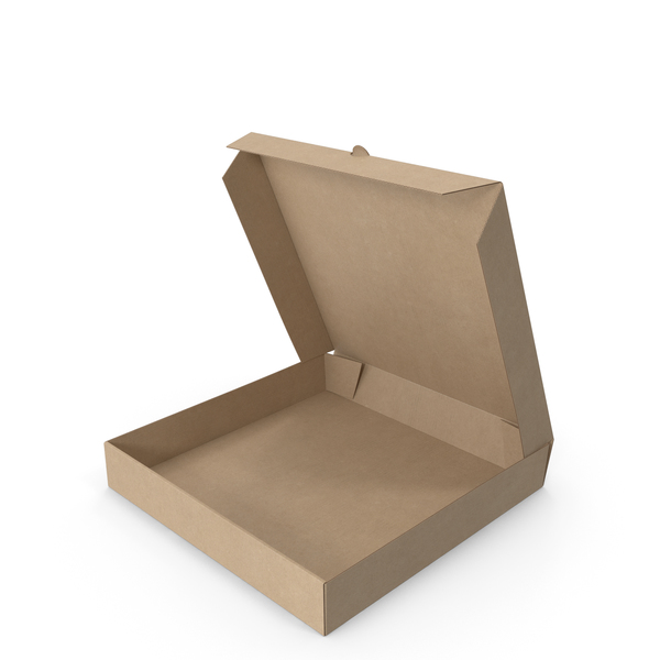 pizza box - 10''/1.5" - no print - kraft out / in - E flute - bundle/100/sw - SPL