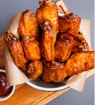 **NEW** chicken wings - fully cooked - NAKED - 10/12ct - 4kg - Yellow Ribon - (SFS)