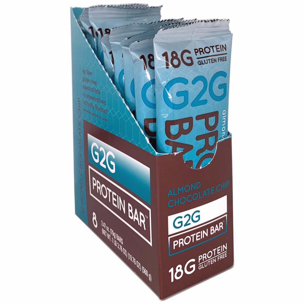 Protein Bar - Almond Chocolate Chip - G2G - box/8