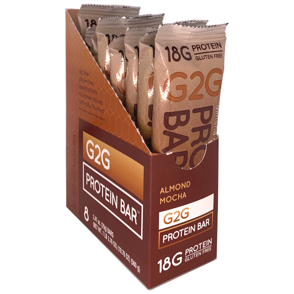 Protein Bar - Almond Mocha - G2G - box/8