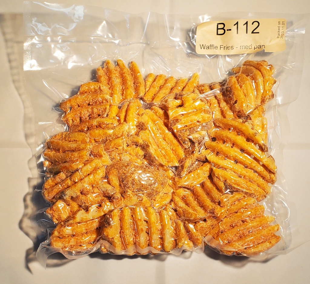 FB - WAFFLE FRIES - Seasoned - 400g - vac pkgd