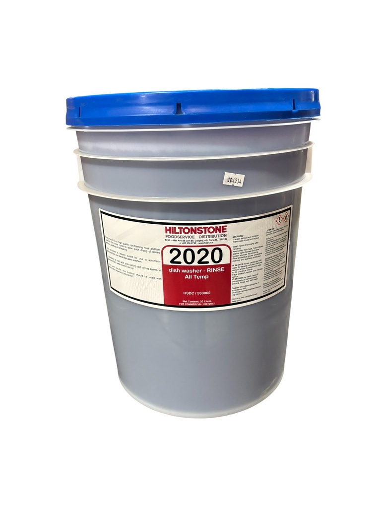 dish washer - chemical - RINSE / 2020 - All Temp - pail / 20L