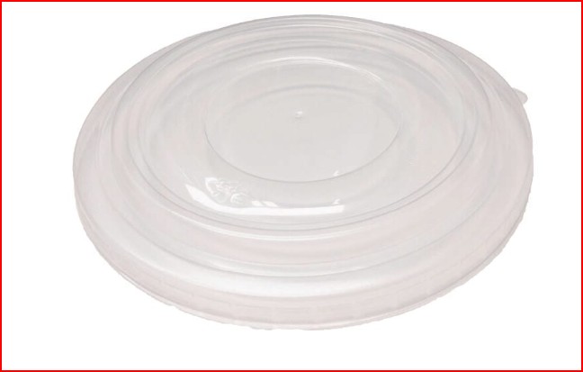 bamboo bowl LID - Forest Collection - 16-32oz - PP - 300/cs (24 oz salad bowl lid)