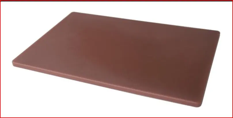 cutting board - hdpe - BROWN - 18"/24"/0.5" - Omcan - N