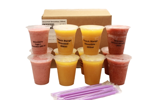 [221000] Smoothies - Assorted - Frozen - 355mL cup - Case/12