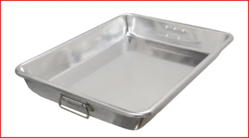 [81209-U] baking / roasting pan - aluminum - 18"/26"/3.5" - with handles - heavy duty - 2.0 mm / 12ga - U